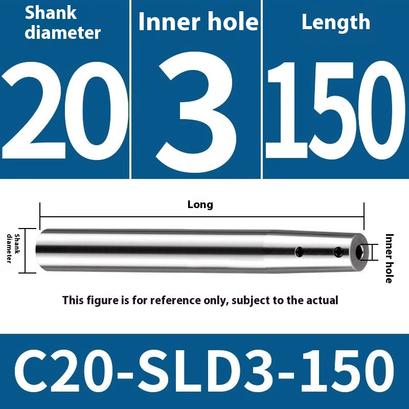 2059-High precision side solid SLD extension rod CNC milling cutter extended rod small diameter straight handle deep cavity avoidance C12C16C20 Shandong Denso Pricision Tools Co.,Ltd.